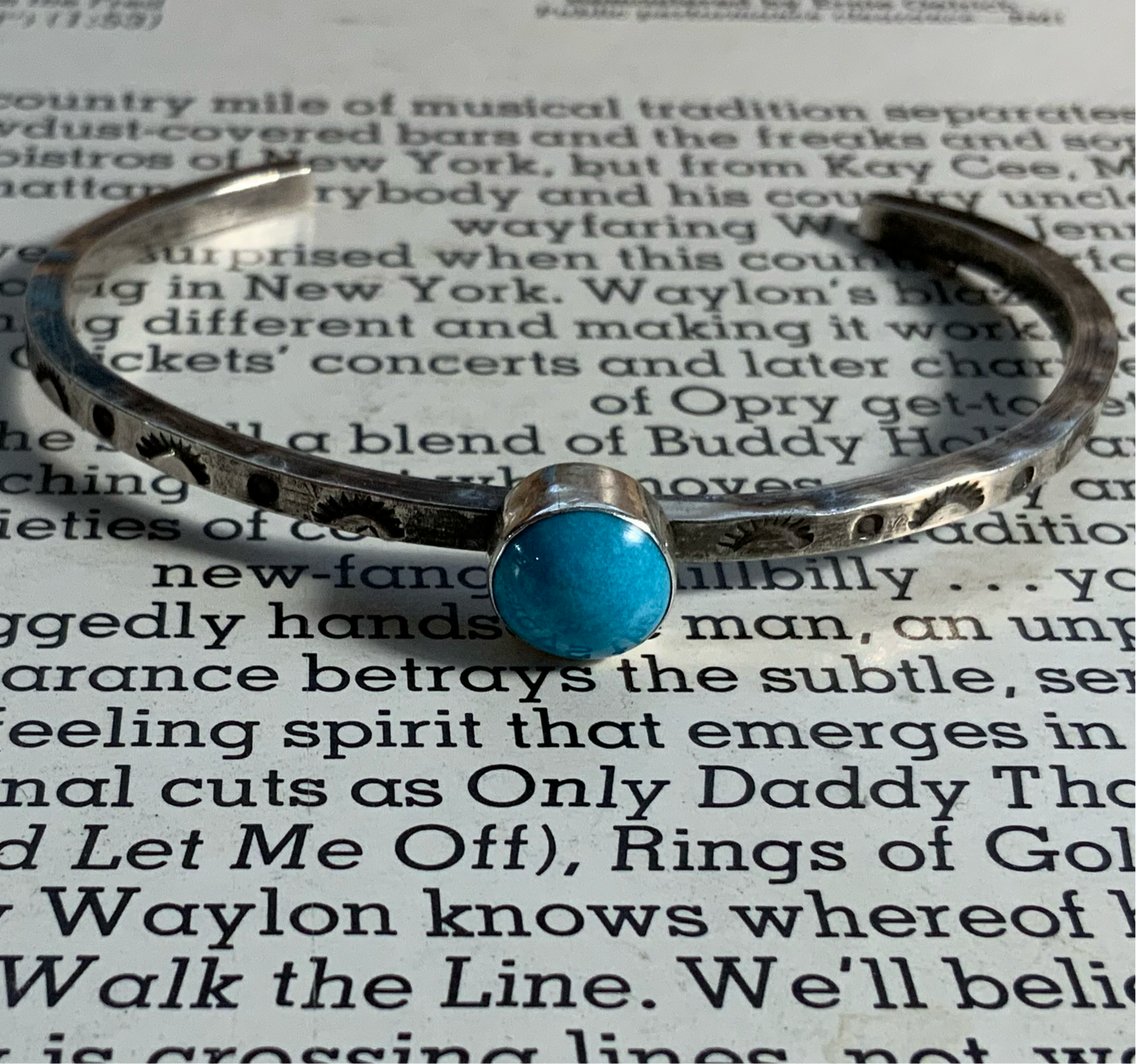 Turquoise Accent Cuff